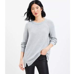 LOFT | Seamed Tunic Sweater